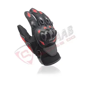 Motor Racing Biker Gloves With Full Wrist Protection