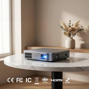 2025 portátil 4K inteligente Android proyector de cine en casa con WiFi para Bluetooth Mini películas al aire libre y juegos de teléfono 2G RAM - Product Image 1