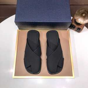 Best-selling Summer Leather Men's Sandals Fashion slippers Leather <b>Shoes</b> Men - Product Image 2