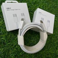 Câble de charge rapide USB-C 60W PD de 1m, 3FT, 6FT, à chargement rapide, câbles de données Type-C vers Type-C pour IP 15 16 17 PRO - Vente Flash
