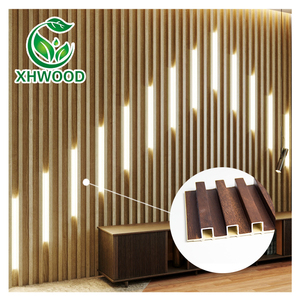 Venta caliente de WPC apta para empresas de vivienda y negocios-Servicio directo del fabricante, entramado artístico de WPC, ignífugo, impermeable - Product Image 3