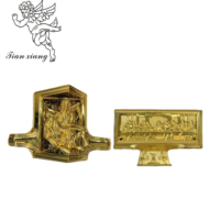 Ataúd de Plástico de Lujo de Estilo Americano de Buena Calidad, Modelo 23 #   Artículos Funerarios Virgen María Corner