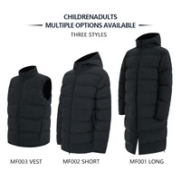 Doudoune Longue Neuve de Qualité Supérieure Personnalisée en Gros pour Hommes, Manteau Matelassé Chaud Populaire pour Femmes