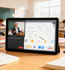 Tablet Educativa de 10.95 Pulgadas con Lápiz Óptico, <span class=keywords><strong>Android</strong></span> 15/16, 6GB de RAM, Batería de 8000mAh para Clases en Línea, Aprendizaje, Tareas y Apuntes - Product Image 2