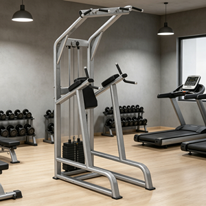 Torre de Ejercicios Multifuncional de Acero Q235 para Gimnasio, Estación de Entrenamiento para Brazos y Espalda, Barra de Dominadas, Elevación de Piernas - Product Image 1