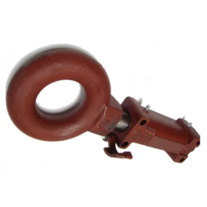 Accouplements de boule de remorquage d'<span class=keywords><strong>anneau</strong></span> évalué par 2T peints en rouge adapte les attelages de remorquage de remorque de fonte de remorque freinée mécanique et hydraulique avec l'<span class=keywords><strong>anneau</strong></span> - Product Image 3