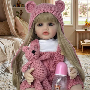 Muñeca Bebé <span class=keywords><strong>Realista</strong></span> Lifereborn de 55 CM al Por Mayor, Popular, de Vinilo de Silicona, Adorable Muñeca para Niña, Bebés Reborn para Regalos de Niñas - Product Image 2