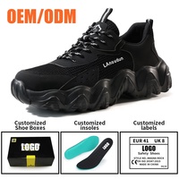 Chaussures de sécurité à semelle extérieure légère en EVA de marque LAnoudun chaussures de sport de sécurité quatre saisons anti-smash et anti-crevaison