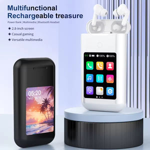 2025 A98 Box Draadloze TWS Oordopjes 2.8 inch Kleurrijk LED Touchscreen Powerbank Zaklamp 3-in-1 ANC ENC Ruisonderdrukking - Product Image 3