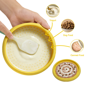 Маленькая силиконовая миска-медленница для кошек и собак: прочная, герметичная, с функцией головоломки - Product Image 4
