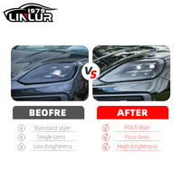 [1979LL] alta calidad 2024-2025 9Y0.2 9Y0 Actualización de faros delanteros a 2024 9Y0.2 PDLS estilo matriz faros Led para Porsche Cayenne 9YA