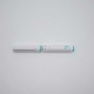 0-60IU Disposable Plastic Injection <b>Pen</b> with <b>White</b> Body Rubber Stopper for Standard 3ml Cartridge - Product Image 1