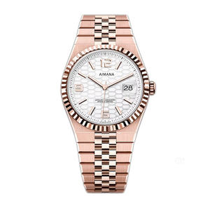 Reloj de Pulsera de Cuarzo para Hombre, Serie <span class=keywords><strong>Luke</strong></span>, Ecológico, con Esfera Acrílica de 41 mm, Cristal Mineral Reforzado, Cierre de Mariposa, Resistente al Agua - Product Image 3