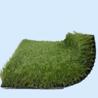 HANWEI Rumput 17000d Tinggi Dtex 35Mm Rumput Sintetis Rumput 30Mm Lanskap Rumput Sintetis Rumput Buatan