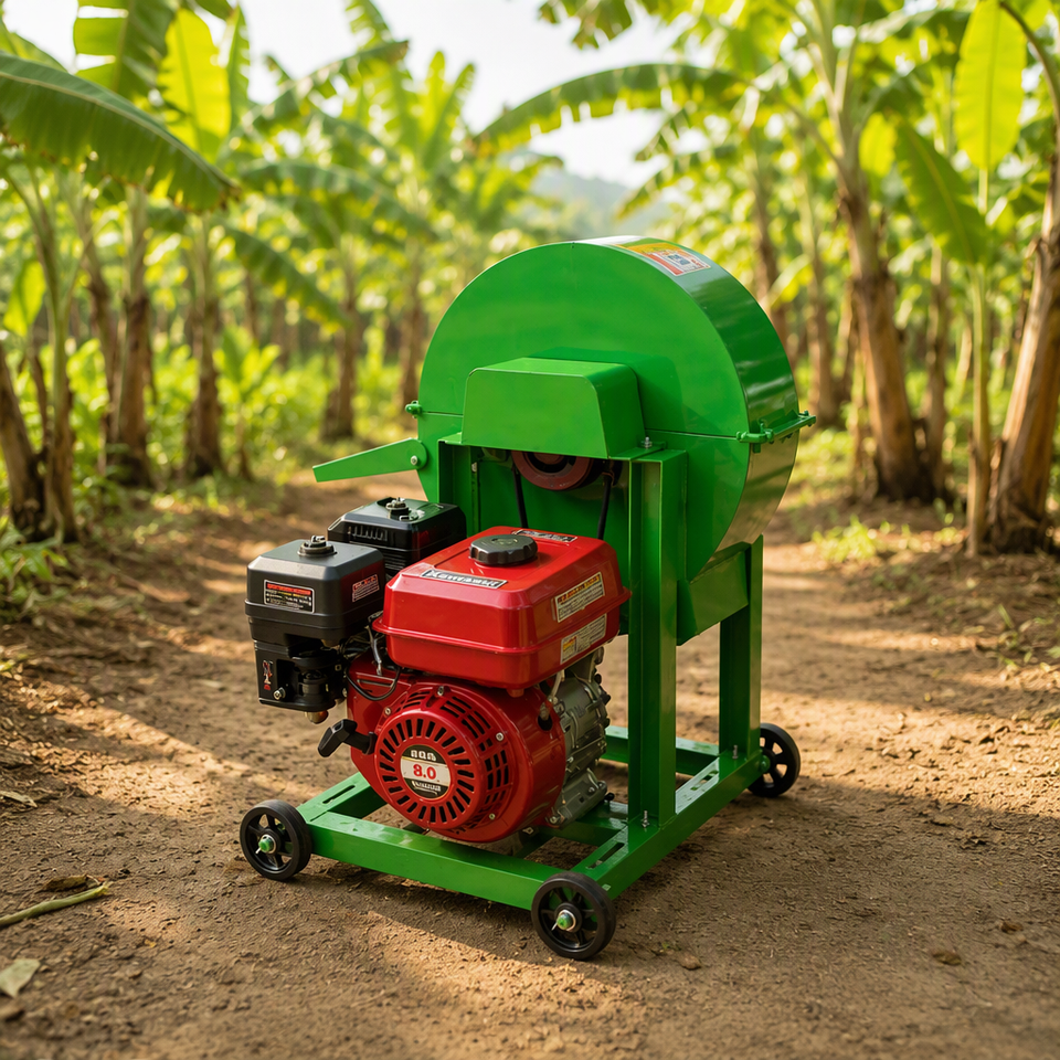 Banana stem Plantain Tree shredder Chopper Machine High Productivity ...