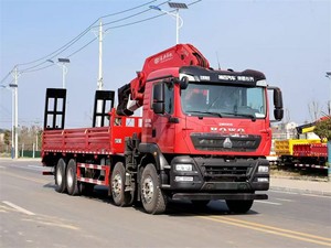 Camion grue pliable HOWO de marque chinoise, 10 à 40 tonnes, 8x4, avec flèche articulée <span class=keywords><strong>hydraulique</strong></span> <span class=keywords><strong>et</strong></span> télécommande - Product Image 5