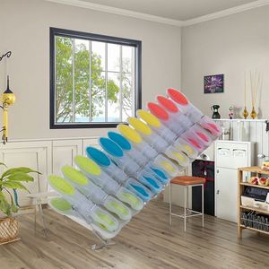 Maxfree Pinces à linge à ressort en plastique colorées à prise souple, très vendues, pour suspendre les vêtements dans la garde-robe et la cuisine, en métal - Product Image 4