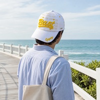 Casquette de baseball unisexe à visière plate et fermeture snapback