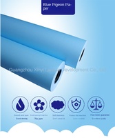 80 gr/m² Çift Taraflı Mavi Bond CAD Plotter Rulosu Geri Dönüştürülebilir Kıvrılma Önleyici Mürekkep Püskürtmeli Yazıcılarla Uyumlu Mühendislik Çizimleri 24'' 30'' 50m-150m