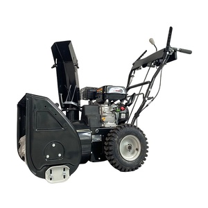 Soplador de Nieve Pequeño a Gasolina, de Empuje Manual, con Disco de Fricción, Secador de Nieve, Barredora de Pisos para Remover Nieve - Product Image 2