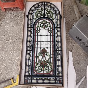 Bloque de Vidrio Tiffany Personalizado con Estructura Sólida, Diseño de Árbol Escénico para Ventanas y Puertas en Hoteles y Edificios de Iglesias - Product Image 5