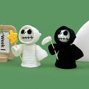 Muñecos de Peluche Tejidos a Mano Transfronterizos: Regalos de Halloween de Fantasmas, <span class=keywords><strong>Duendes</strong></span> y Hombres Secretoinmortalizados al por Mayor para Conexiones Emocionales - Product Image 3