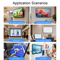Écran LCD numérique capacitif mural Android 15,6 pouces pour affichage publicitaire en intérieur, idéal pour les centres commerciaux et les magasins de détail, avec processeur Rockchip RK3566