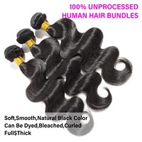 Extensiones de Cabello Humano Virgen 15A, Ondulado, 100% Virgen Vietnamita, Negro Natural, para Mujeres, Doble Trama a Máquina, Permanente