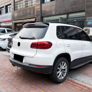 Aileron arrière Volkswagen noir piano, texture carbone, ABS, pour Tiguan MK1 2007-2016 - Product Image 2