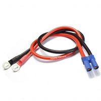 Assemblage de câble de connecteur d'alimentation isolé en Nylon à courant élevé pour XT60 XT90 SAE EC5 à EC5 Batteries RC Drones