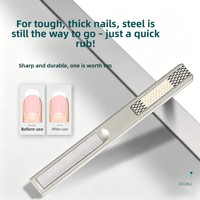 Nouvelle lime à ongles double face professionnelle pour le façonnage, le ponçage et le polissage des ongles ; Modèle multifacettes MC036 pour le soin des ongles