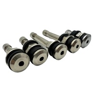 KAISHENG TR416 Nouveaux adaptateurs de bouchons de valve de pneu en laiton de haute qualité, tiges de valve à clipser, 100 % testés pour la tenue des fuites, en caoutchouc résistant au froid et à la chaleur