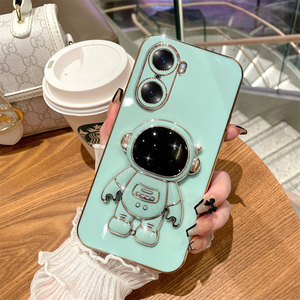 Custodia per <span class=keywords><strong>telefono</strong></span> con supporto per placcatura astronauta per Huawei Nova 3e 3i 4e 5i 7i 8i <span class=keywords><strong>9</strong></span> Mate 20 <span class=keywords><strong>Honor</strong></span> 10 <span class=keywords><strong>Lite</strong></span> 20 30i 50 9X Pro Soft <span class=keywords><strong>Cover</strong></span> - Product Image 2