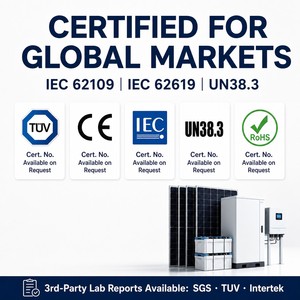 Sistema Ibrido di Accumulo Solare Domestico Connesso alla Rete, Pannelli Monocristallini, Batterie al Piombo-Acido, Alimentazione di Backup Pronta all'Uso, <span class=keywords><strong>Risparmio</strong></span> sul Bollettino Elettrico - Product Image 5