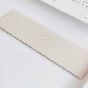 Invitación de Boda, Año Nuevo o Cumpleaños, Hecha a Mano, de Lujo, con Textura de Lámina Dorada, Ecológica, Elegante, con Impresión Tipográfica - Product Image 6