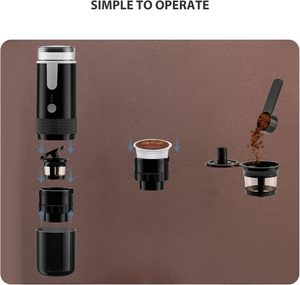 Mini machine à expresso portable avec fonction de chauffage pour la maison, la voiture et l'extérieur - Product Image 4