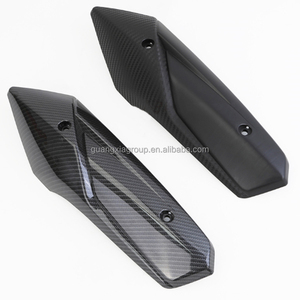 GXKSAT Couvercle de tuyau d'échappement de scooter de <span class=keywords><strong>moto</strong></span> Couvercle de protection thermique pour scooter Mio i125 Couvercle en plastique - Product Image 1
