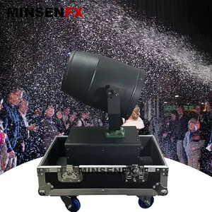 MINSENFX 2000W 회전 인공 눈 스프레이 기계 크리스마스 축제 파티 이벤트