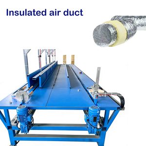 Machine automatique de fabrication de conduits d'air en aluminium flexible isolé - Product Image 1