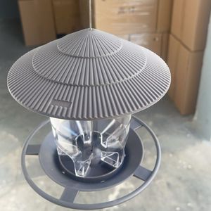 Tempat Makan Burung Gantung Luar Ruangan dengan Baki Biji untuk Satwa Liar di Taman - Product Image 5