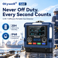 Détecteur de gaz portable Otywell 4G, transmission 4G, multi-gaz 4-en-1, IP68, avec stockage de données de 300 000 enregistrements pour espaces confinés