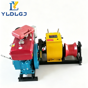 Treuil à câble motorisé YILI de qualité utilitaire 5T avec moteur diesel, treuil de tirage pour machine professionnelle de pose de lignes électriques souterraines - Product Image 3