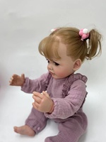 Énorme corps en vinyle, poupée populaire de haute qualité, visage doux, Reborn, bébé fille, cadeau d'anniversaire et de noël