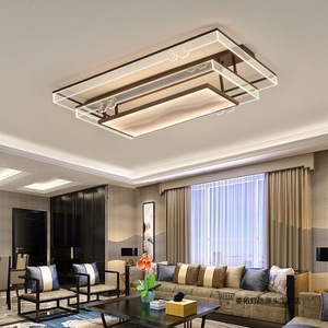Nueva Lámpara de Techo de Estilo Chino para Sala de Estar, Elegante Juego de Lámparas de Techo de Estilo Chino, Forma Rectangular, LED, para Salón de Té, <span class=keywords><strong>Restaurante</strong></span>, Dormitorio Moderno - Product Image 2