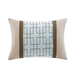 Juego de Edredón Db de 7 Piezas, Tela Satén Tejida con Diseño Floral Sólido, para Cama Queen, King, Super King, para Hogar, Hotel, Bodas - Product Image 5