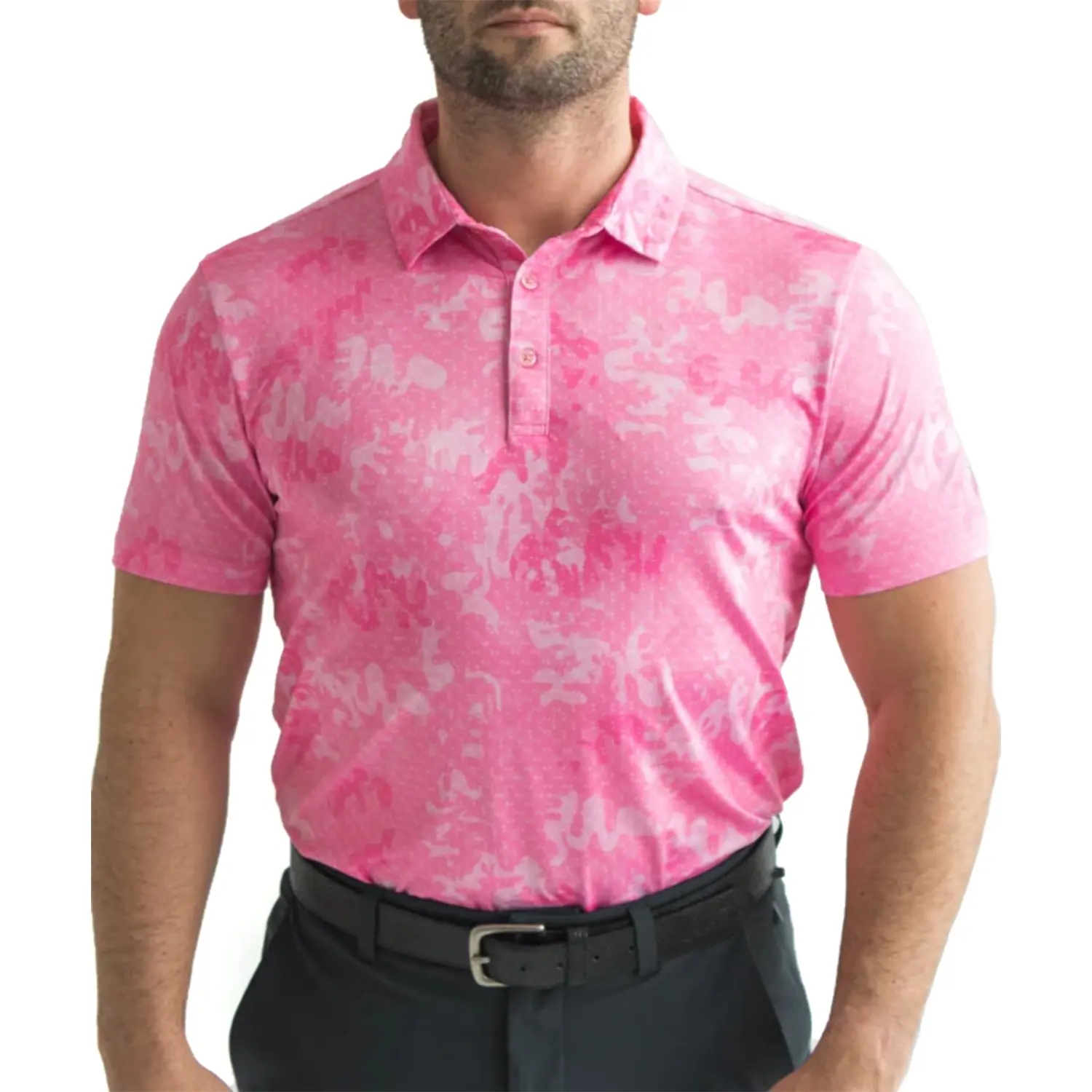 Logotipo personalizado dos homens Nice Fit Impressão Golf T Shirts Esporte Personalizado Secagem Rápida Plus Size Impresso Golf Polo Shirt Fornecedor