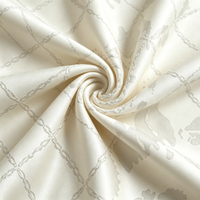 Tissu Jacquard 100% Polyester Texturé Premium en Gros, Largeur 58/60 pouces, Écologique, Poids Moyen, pour Jupes, Vêtements de Nuit et Vêtements d'Intérieur