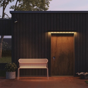 Ensemble bistrot d'extérieur <span class=keywords><strong>en</strong></span> <span class=keywords><strong>fer</strong></span> forgé et aluminium au design nordique |   Ensemble table et chaises <span class=keywords><strong>de</strong></span> <span class=keywords><strong>jardin</strong></span> modernes pour cours, cafés et salons <span class=keywords><strong>de</strong></span> thé - Product Image 3