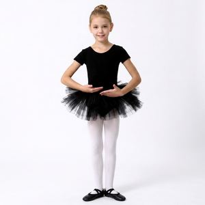 Vestido de Danza China de Manga Larga para Niñas y Mujeres, Falda de Práctica de Ballet con Abertura, Ropa de Danza para Niños y Adultos - Product Image 1