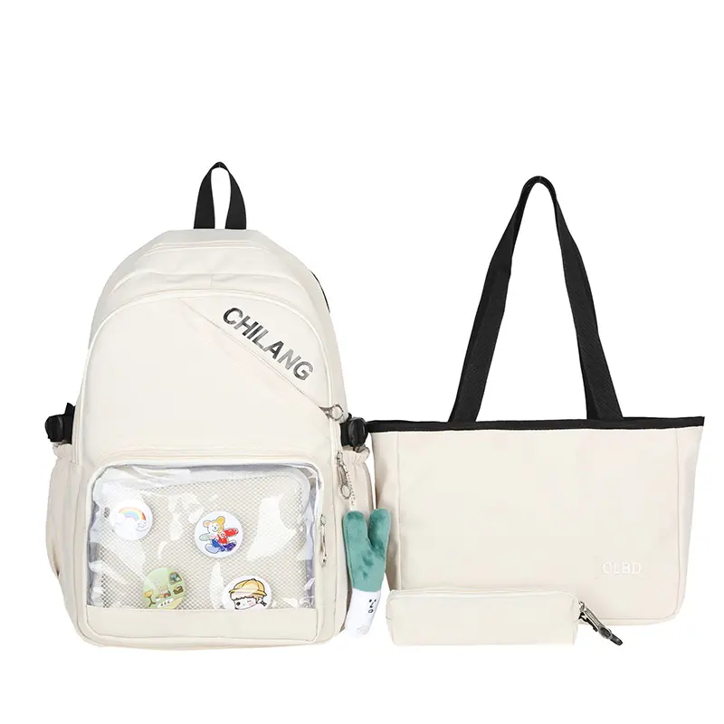 Wholesale of Three Piece Casual Backpack for High School Students in the Beginning of School Season